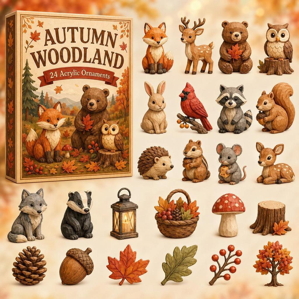 Weihnachts-Adventskalender 2026 – Feiertags-Blindbox-Kalender im Tier-Thema