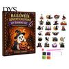 Halloween Gifts for Children Advent Calendar, Faux Diamond Art Kit, 24 Day Countdown, Countdown Surprise DIY Hanging Ornaments Craft Kit Adults,