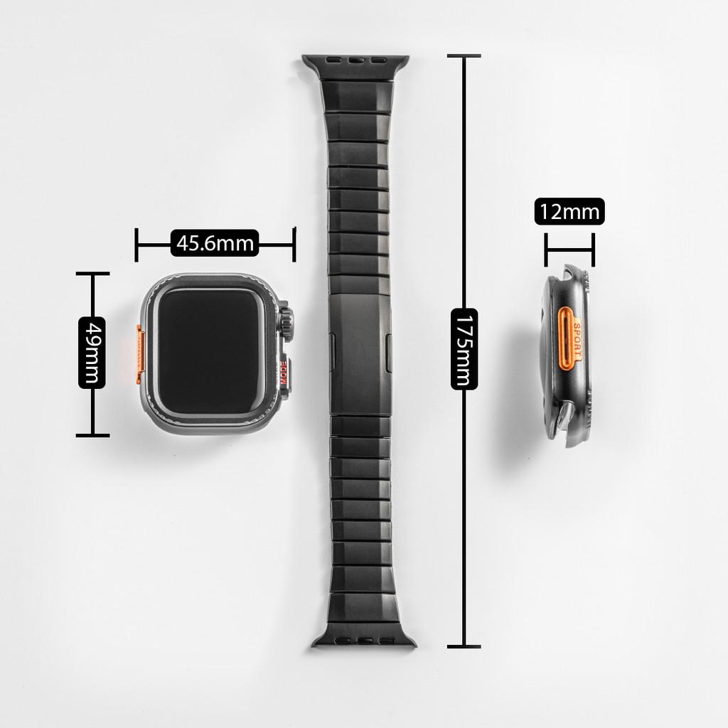 Luksusowa Stal Nierdzewna Koperta+ Pasek Do Apple Watch Seria 11/10 42mm 46 49 45 44mm Metalowy Do Iwatch Ultra3/2/1 9 8 7 6 5 4 SE3/2