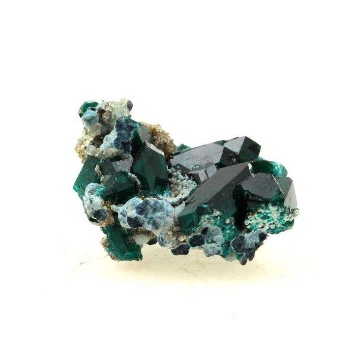 Pierres et Minéraux. Dioptase. 81.5 ct. Pimbi hill, Mindouli, Congo.