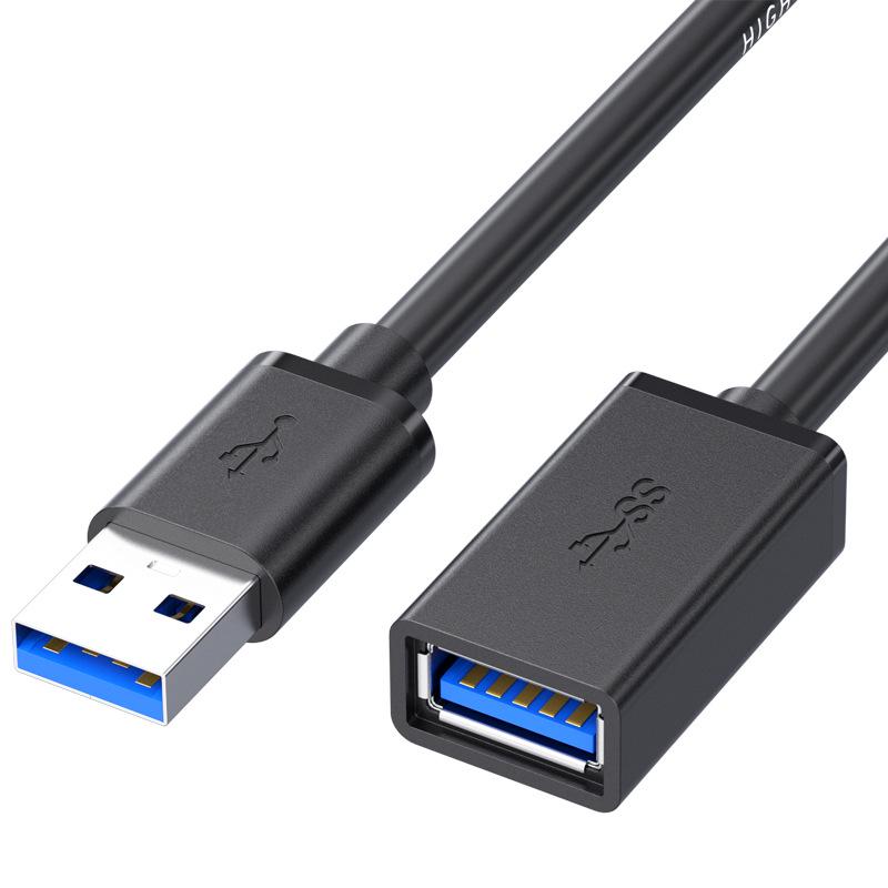 USB 3.0 Male to Female Full Wrap Extension Cable for Data Transfer, Compatible with U Disk, Keyboard, Mouse, and Other Devices.