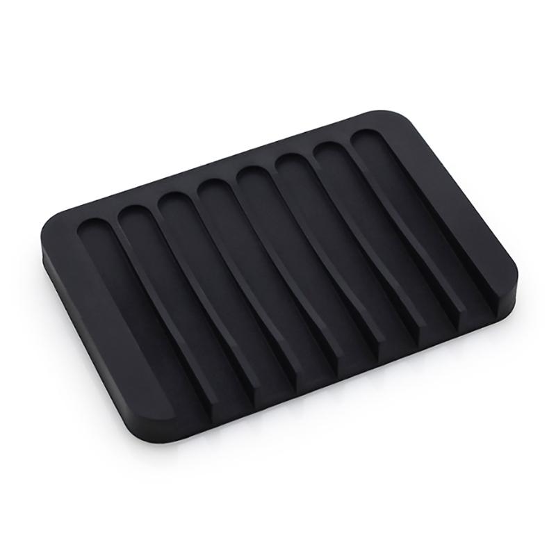 

Самодренажная силиконовая мыльницаСиликоновая подставка для мылаМногофункциональная нескользящая полка для храненияКоврик для слива для ванной/кухни