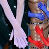 Ultra-thin Gloves for Women and Girls in Theme Party Comfortable to Wear Elastic Nightclub Tulle Long Gloves Summer