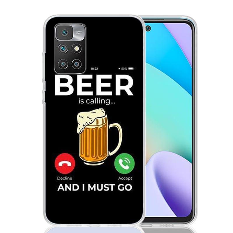 World Beers Alcohol Summer Bubble Phone Case For Xiaomi Redmi 12C 13C 14C 12 13 10 10A 10C 9 9A 9C 9T 8 8A 7 7A 6 6A K70 K60 K40
