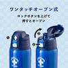 Atlas LGNW-600NV 670ml Wasserflasche, Isoliert, Kalt und Heiß, Leichtgewicht, für Kinder, Direktes Trinken, Becher enthalten, 2-Wege-Design, mit Tasche, Gachapi