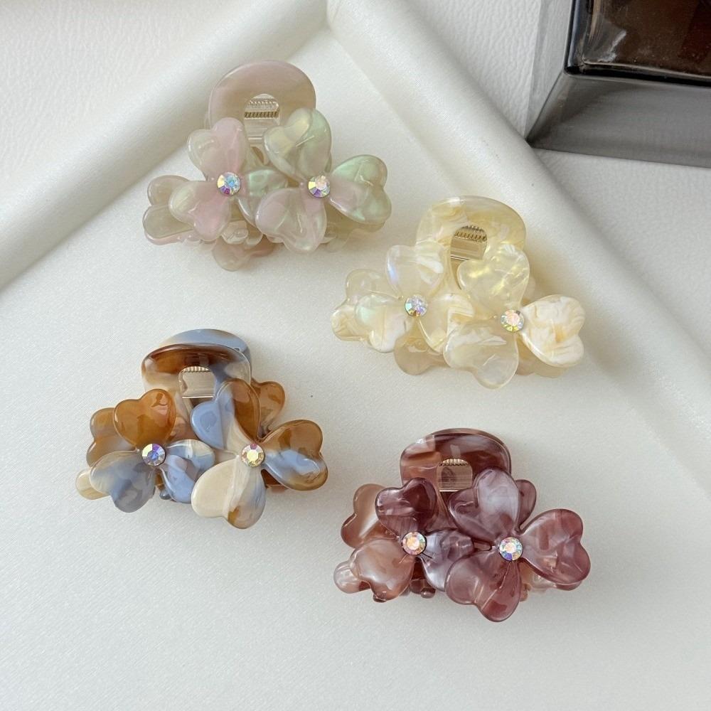 Rutschfeste Acetat-Haarkralle Süßes Kopfschmuckstück Neuer Blumen-Haarclip Haaraccessoires