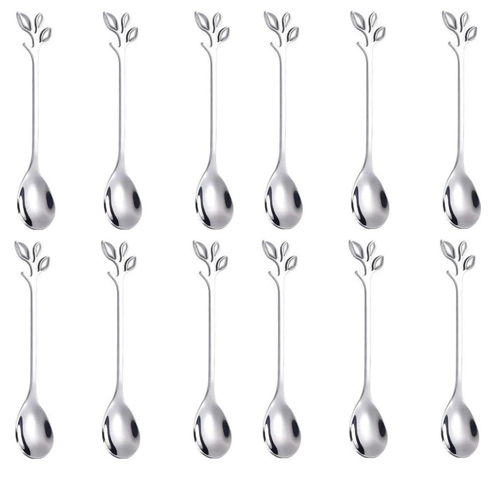 Casual Meals 12*2.5cm Stainless Steel Spoons Versatile For Any Occasion Generous 12 Piece Set For Elegant Gatherings