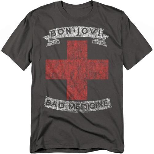 Bon Jovi Unisex Adult Bad Medicine T-Shirt