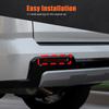 ABS Kohlefaser Heckleuchtenabdeckung Zierleiste Für Toyota Tundra/Sequoia 23+