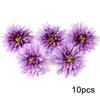Purple Artificial Flowers Heads Silk Fake Flowers For Home Decor Party Wedding Decoration DIY Valentine's Day Gifts Accessories