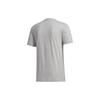Adidas Alphanumeric Print Casual Sports Round Neck T-Shirt Men Tops Grey FM6283