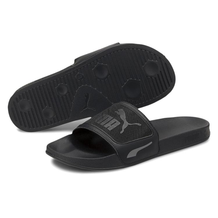 New PUMA Leadcat Ftr Mono Slippers Black 375101-01