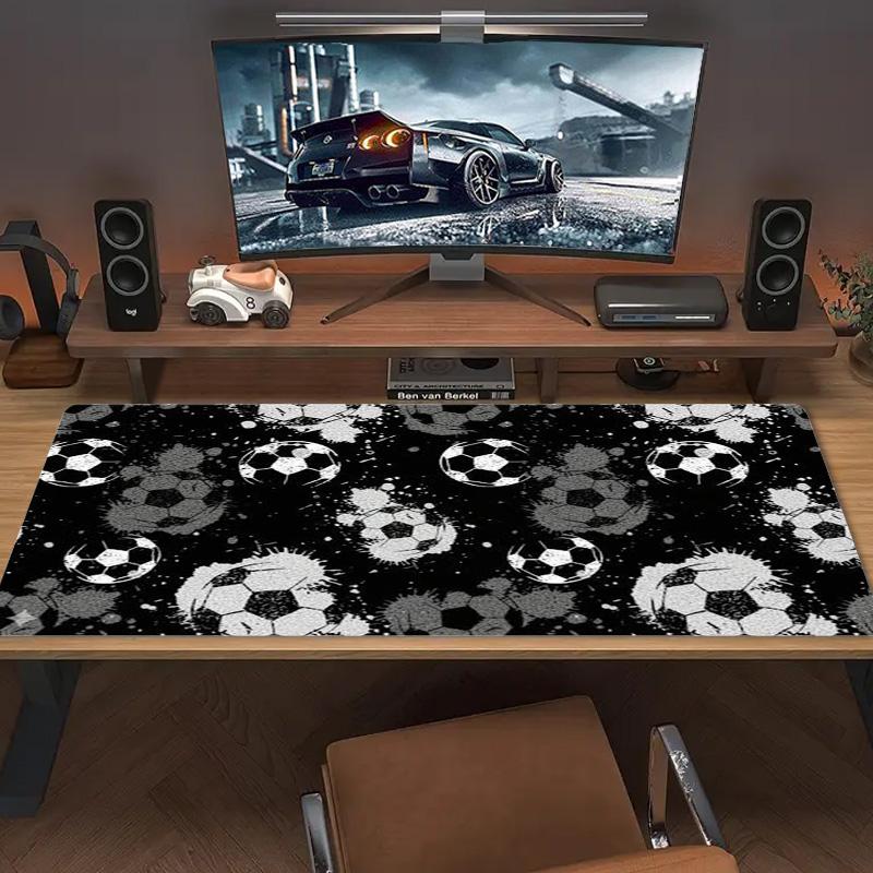 Soccer Color Mouse Pad Large Gaming Table Cushion Non-slip Laptop Tablet Big Mousepad XXL Mat Mini PC Playmat With Lock Edge