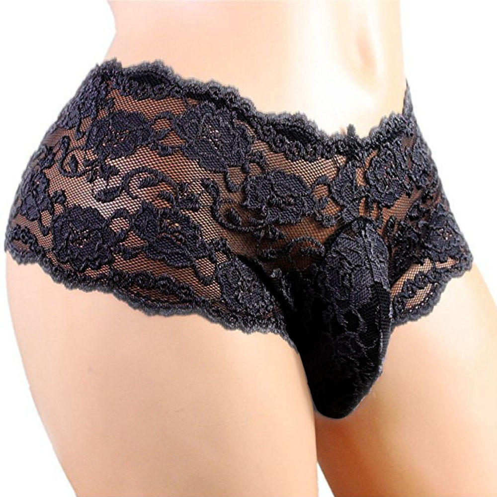 Men/'s Underwear Grid Mesh Briefs Panties Trunks Breathable Thongs G-string M-2XL