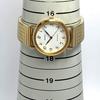 Used 839 Working Item Battery Replaced ORIENT Men's Watch Quartz Type 3 Hands White Gold Arabic Numerals Bellows Belt Popular Rare QWOZ-AO