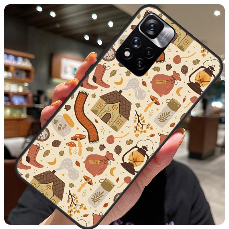 Cozy Autumn Cottage For Redmi 10 9C 10C 12C Cover For Xiaomi Redmi Note 12 Pro 10 9 8 11 Pro 9S 10S 11S 12S Case
