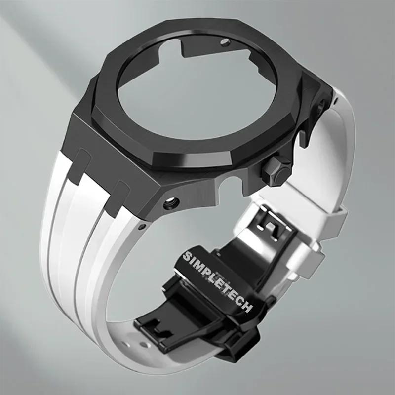 Mod Kit GEN5 GA2100 Metal Bezel for G shock Casioak Modification 4th Generation Rubber&Steel Watch Case Strap GA-B2100 2110