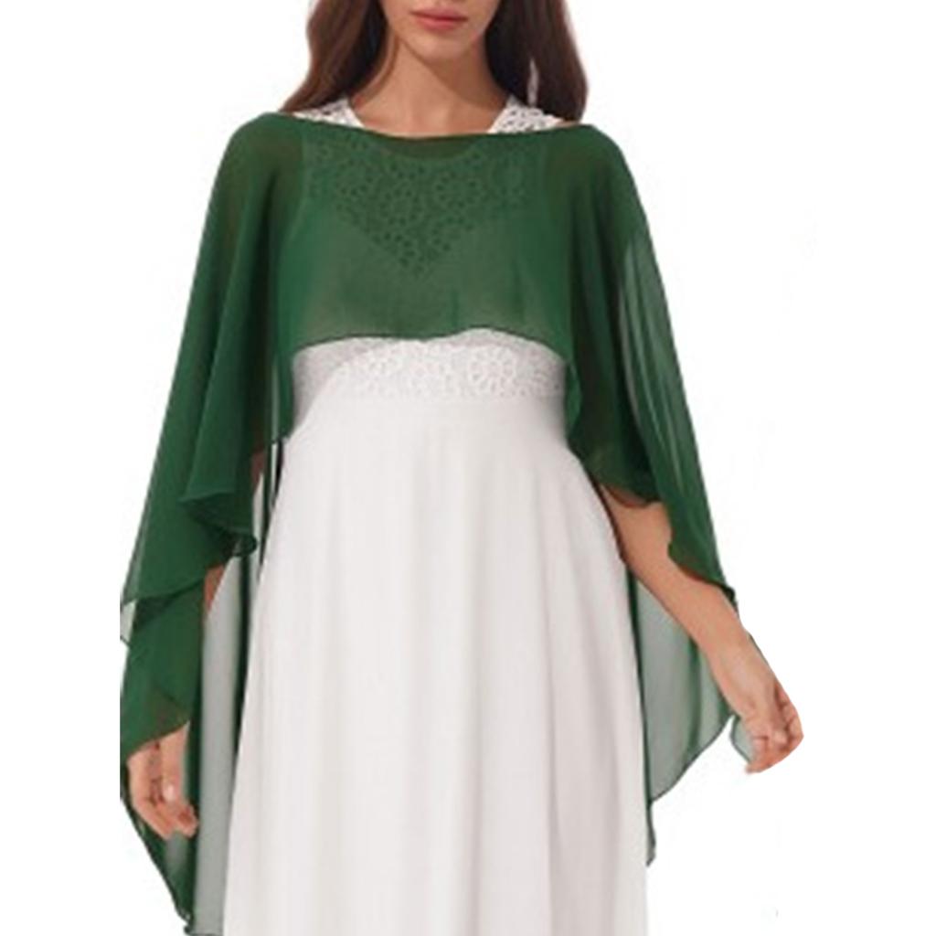 Sciarpa a scialle elegante con scollo a wrap e design facile da drappeggiare per donne, per banchetti, appuntamenti e occasioni casual e formali