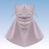 Ice Silk Sunscreen Mask with Shawl Thin Breathable Sunshade Mask Face Sun Protection  Travel