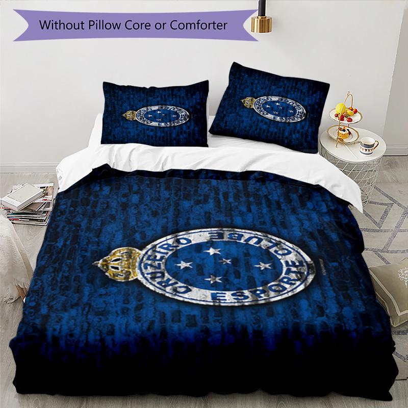 Fc Esporte Printed Pattern Duvet Cover Set – includes 1 duvet cover and 2 matching pillowcases Bedroom decor Christmas gifts
