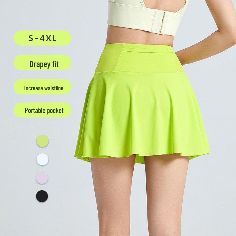 Damen-Skort mit Schnelltrocknung: Anti-Expositions-Sportoutfit für Yoga, Tennis, Laufen und Outdoor-Aktivitäten.