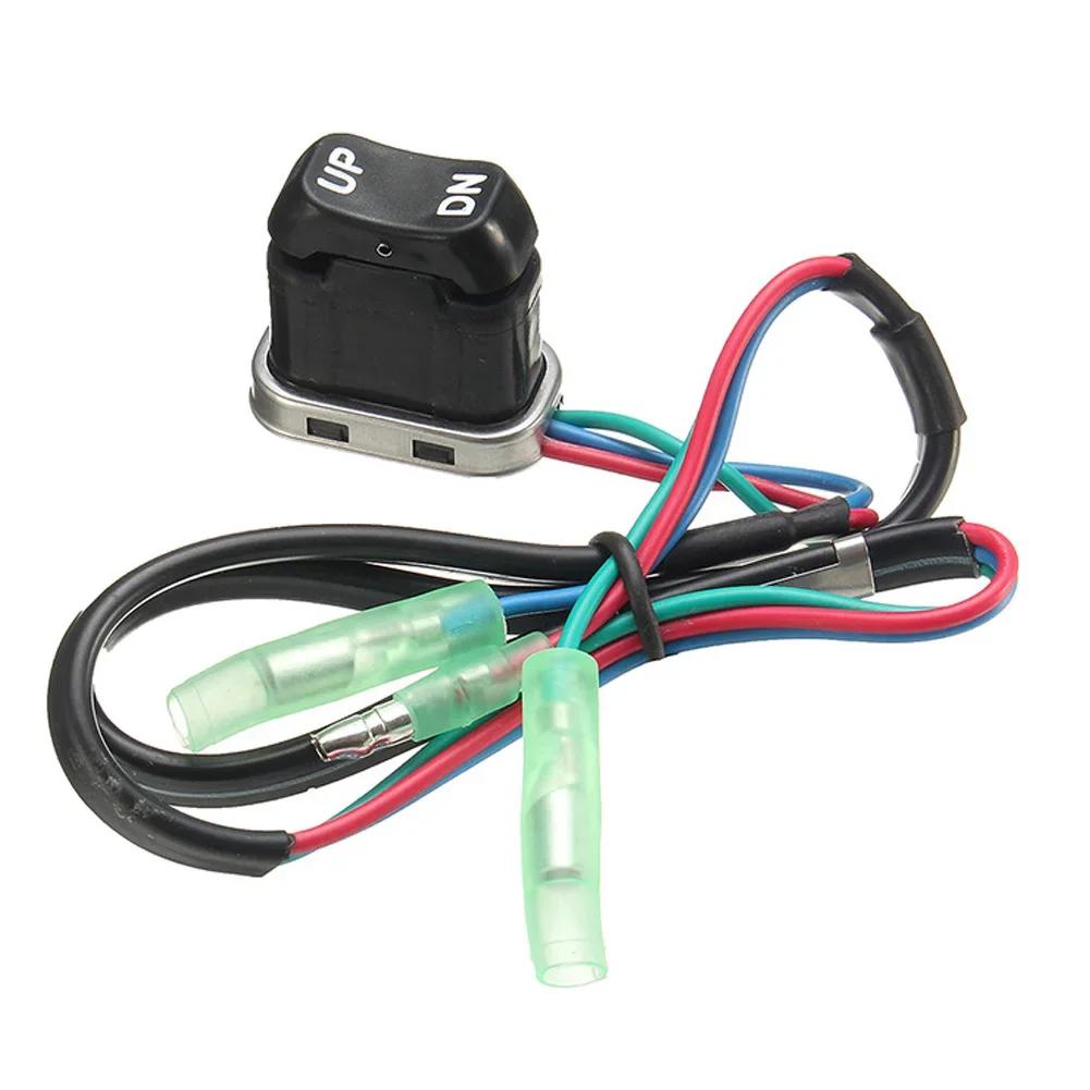 For Mercury Outboard Engine 87-18286A43 Boat Trim Tilt Switch Power Lift Button Remote Control For Yamaha Replacement Accessory чёрный