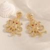 Fashionable Ocean Style Octopus Style Earrings Exaggerated Design Holiday Earrings