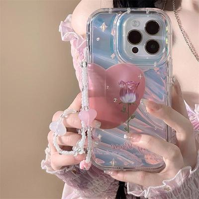 Zhitai Apple iPhone Hülle: Kompatibel mit iPhone 11, 12, 13 & 14 Pro Max; Inklusive Armband & Blendschutzfolie