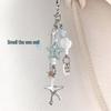 Jellyfish Star Lucky Leaf Wind Chime Keychain & Phone Lanyard Pendant