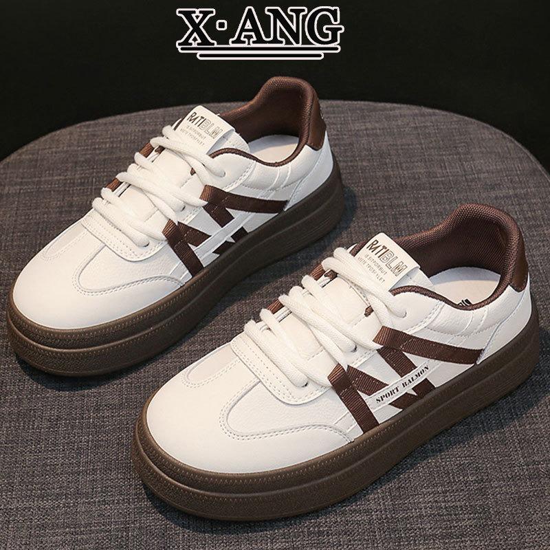 Leather women's soft-soled little white shoes women's shoes autumn new casual sports board shoes