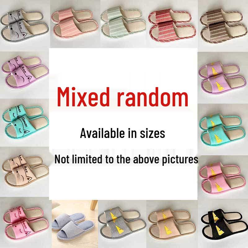 

Корейские льняные тапочки с клубничкой против скольжения для женщин – Дышащие, Впитывающие пот, Бесшумные, Комфорт для дома на все сезоны 36-37 [Fits 35-36]