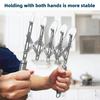 3/5/7 Wheels Retractable Multi-wheel Knife Stainless Steel Pizza Slicer with Handle Dough Divider Knife Pizza Slicer Tool