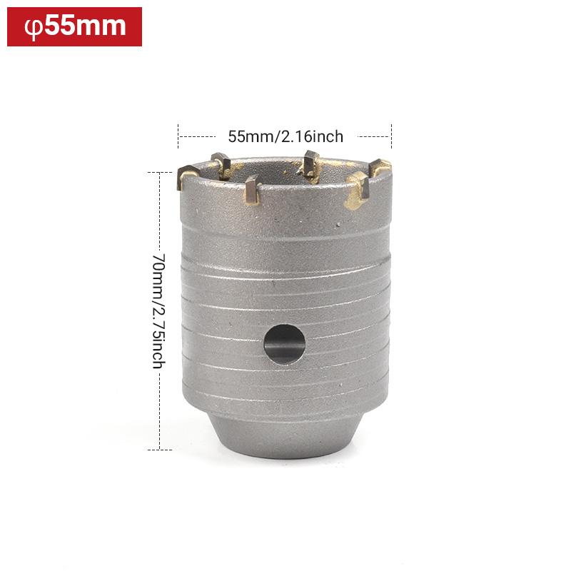 Wall Hole Opener Air Conditioning Pipe Impact Electric Hammer Drill Drill Drill Tool Brick Wall through Wall Dry Drilling Reamin