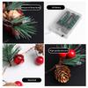 Weihnachten Led String Lichter Tannenzapfen Rote Beeren Girlande Lampe Für Weihnachten Party Schlafzimmer Baum Tisch