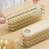 1/2/3 Layers Household Food-Grade Dumpling Container With Lid Freezer Fresh-Keeping Box Refrigerator Storage Box