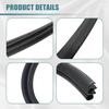 GXARTS Front Left or Right Door Body Mount Weatherstrip Rubber Seal CV6Z5820530A Compatible With Ford Focus 2012-2018 Weather Stripping Seal Strips