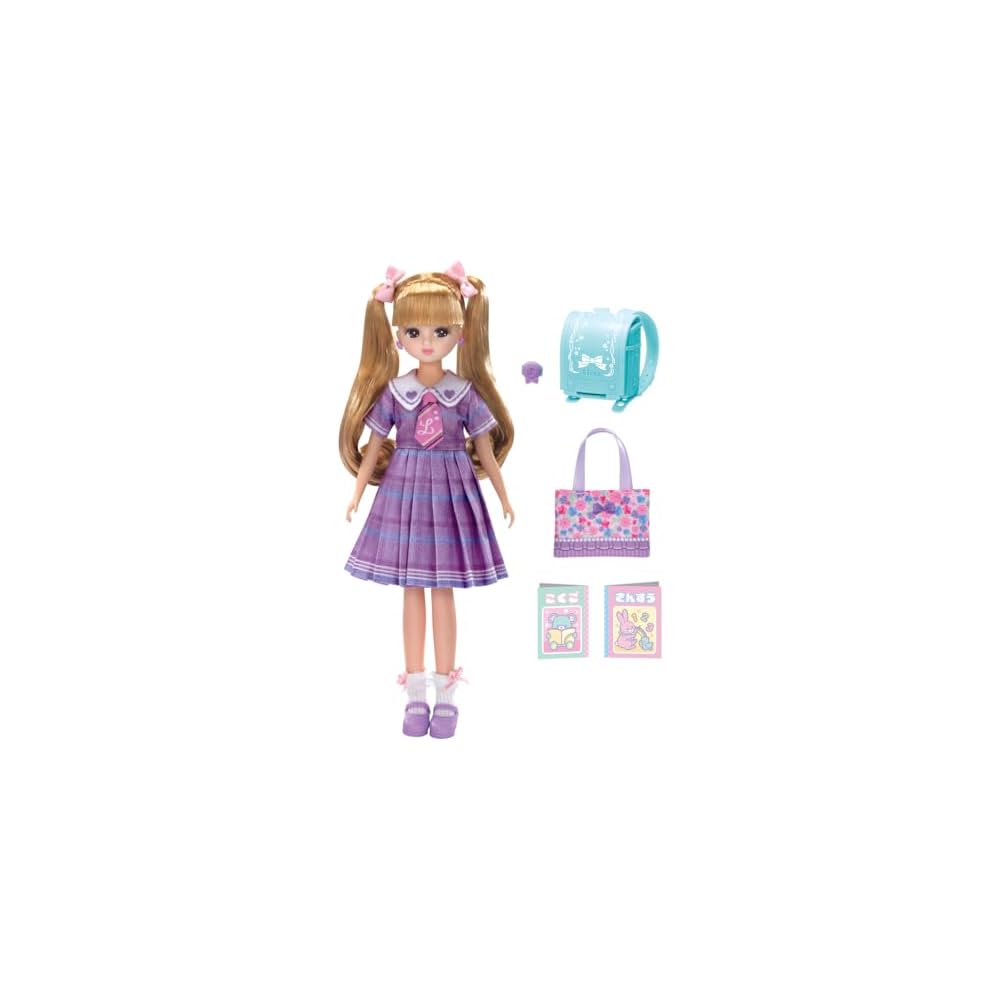 Takara Tomy Licca-chan Doll LD-08 Dress-Up Play Toy for Ages 3 and Up