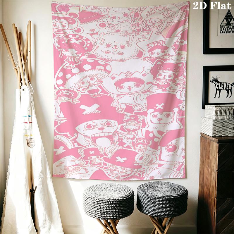 One Piece Tony Tony Chopper Tapiserie de Perete Estetică Agățătoare de Perete Pătură din Pânză Imprimată Tapiserii Decorative Pentru Dormitor Sufragerie Decor Acasă