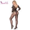 Lace Lingerie Sexy Hot Erotic Embroidery Body Babydoll Sleepwear Stockings Sexy Hollow Long Sleeve Nightwear