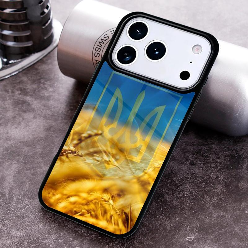 Vintage Ukrainian Flag Of U=kraine Retro Style Phone Case For iPhone 17,16e,15,14,13,12,11,Mini,Pro,MAX soft Silicone Cover