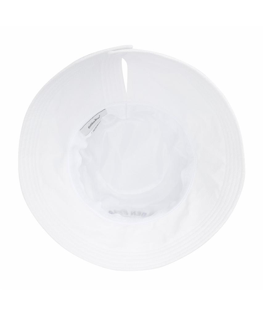 Goldeunbeeo (W) Seersucker Slit Bucket Hat G6Rax26231Whx