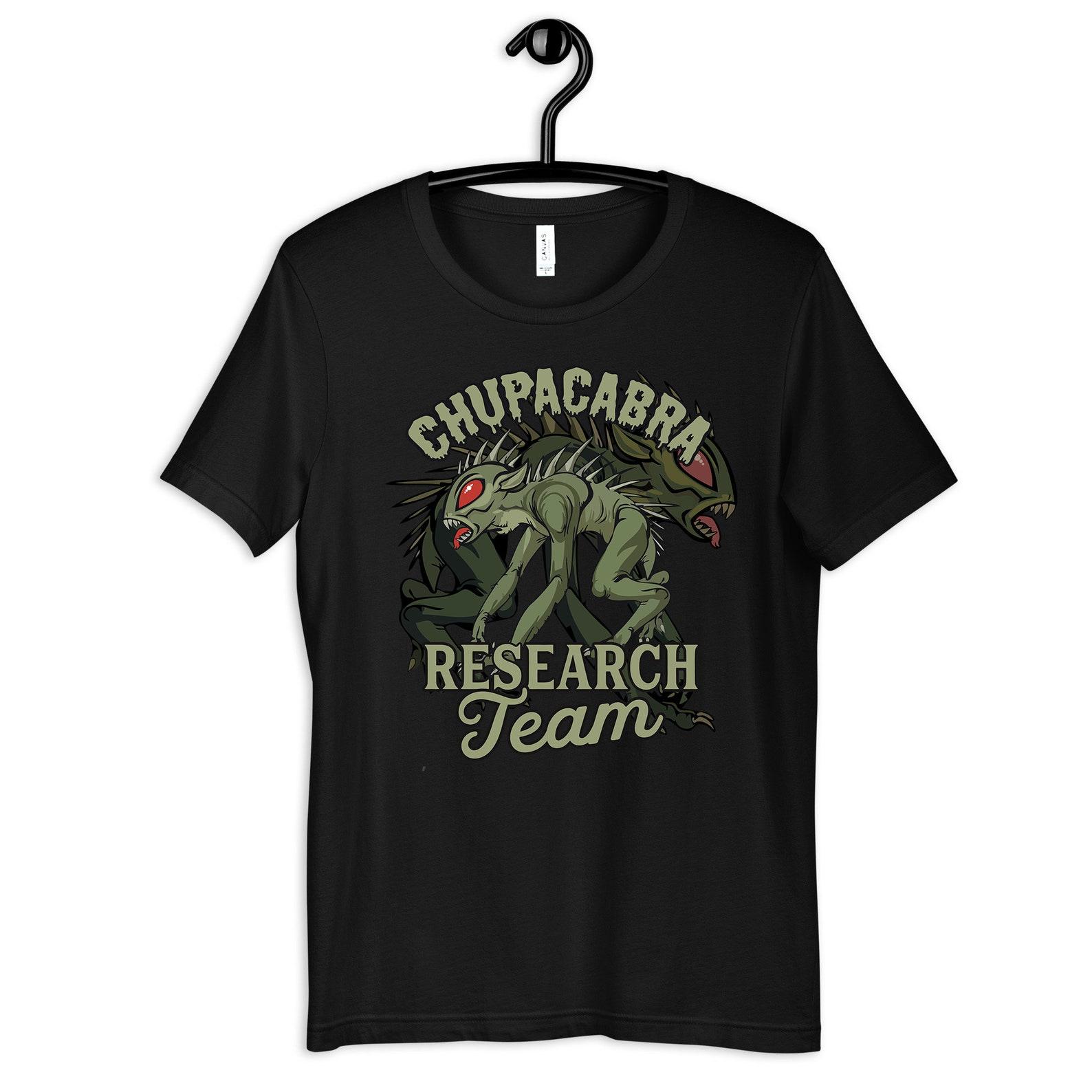 Chupacabra Research Team T-Shirt, T-shirt, Womens Tees,T-shirt, Kids Tee, Toddler Shirt, Tank Top, T-shirt 2XL