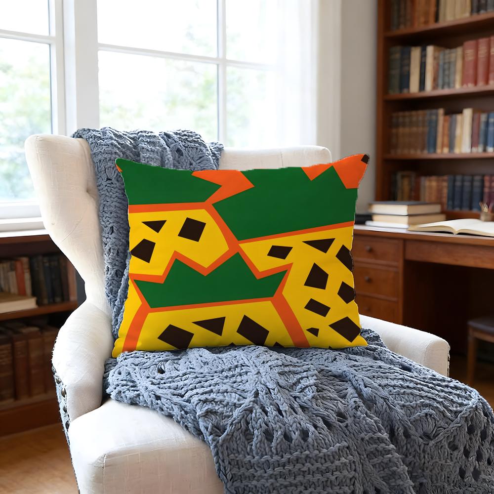 Pineappleillustration Cushion Cover Anti-Dust Mite Short Plush Pillowcase - Invisible Zipper Silky Soft Sofa Cushion Cover