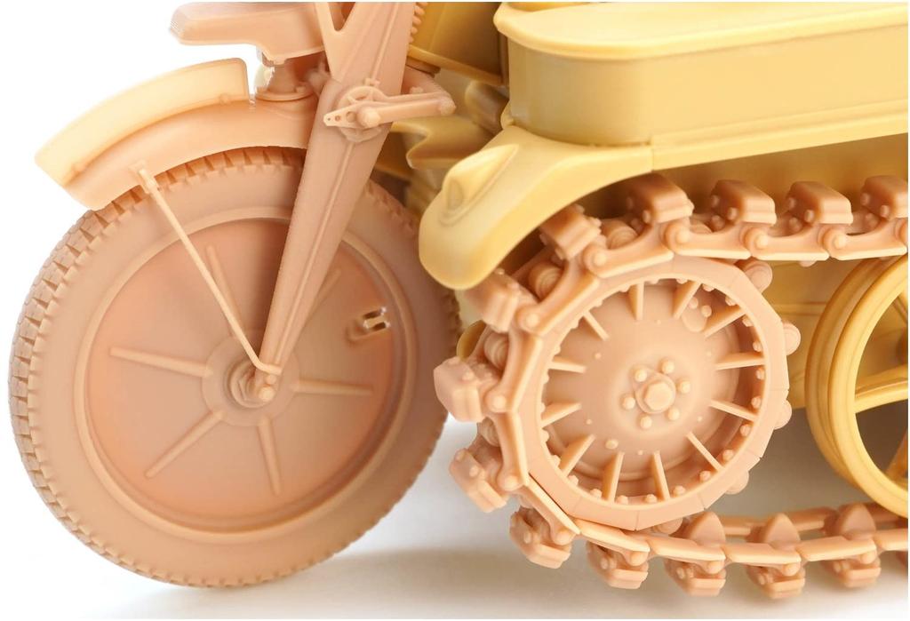 Studio World War II German Army Kettenkrad Track with Starting Wheel and Tire Type 1 Plastic Model Parts TR85059 T-Rex 1/35 (for Tamiya)