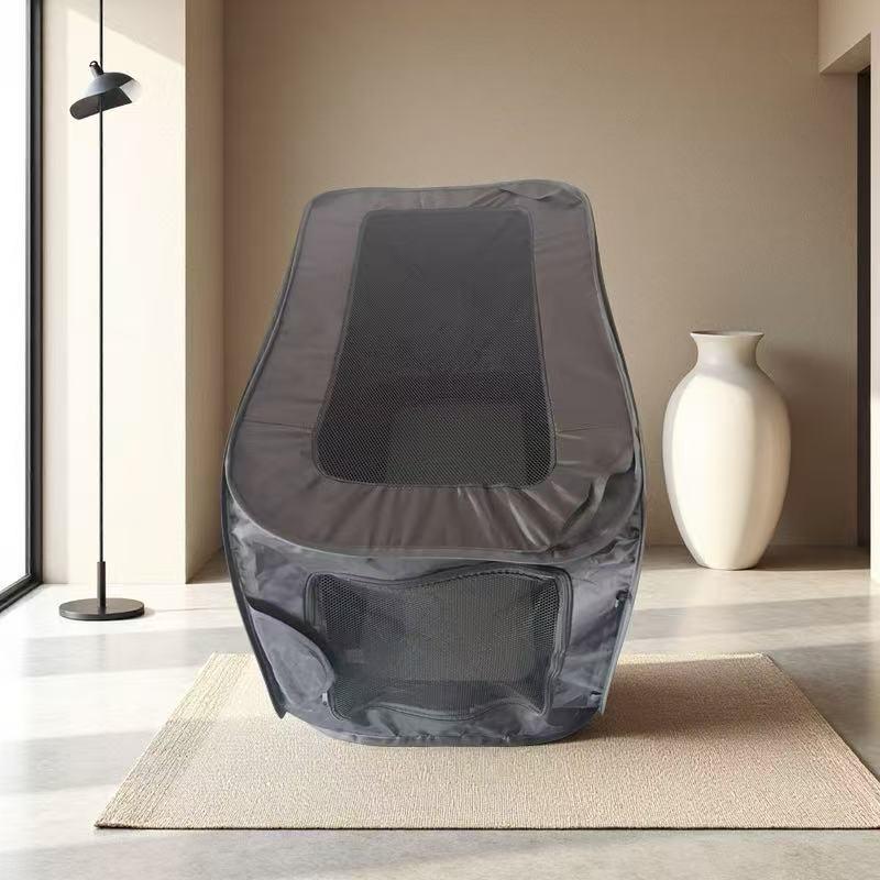 Foldable Scratch-Resistant Oxford Cloth Dog Kennel for Outdoor and Car Use