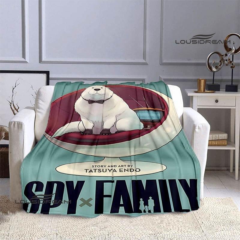 Casus x aile anime baskı battaniye kız çocuk sıcak battaniye flanel yumuşak rahat battaniye ev seyahat battaniyesi doğum günü hediyesi