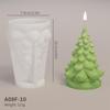 Christmas Pine Tree Scented Candle Silicone Mold, Easy Demolding for Decorative Plaster and Epoxy Resin Ornaments