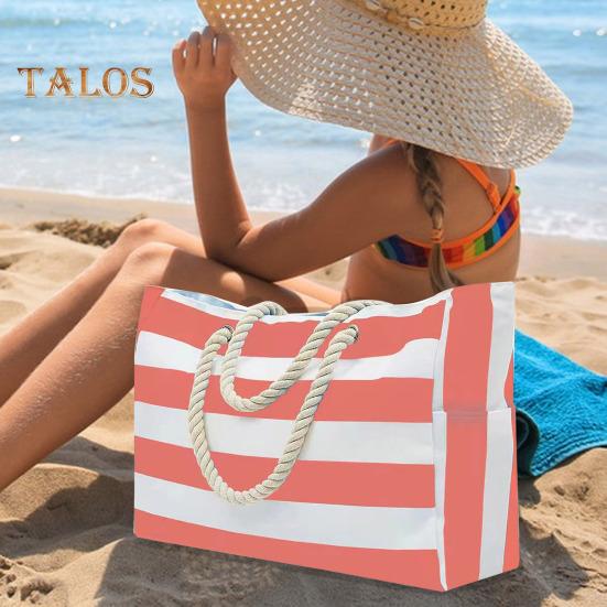 Bolsillo Hacer Bolsa De Tela Con Cremallera Bolsa De Playa Con