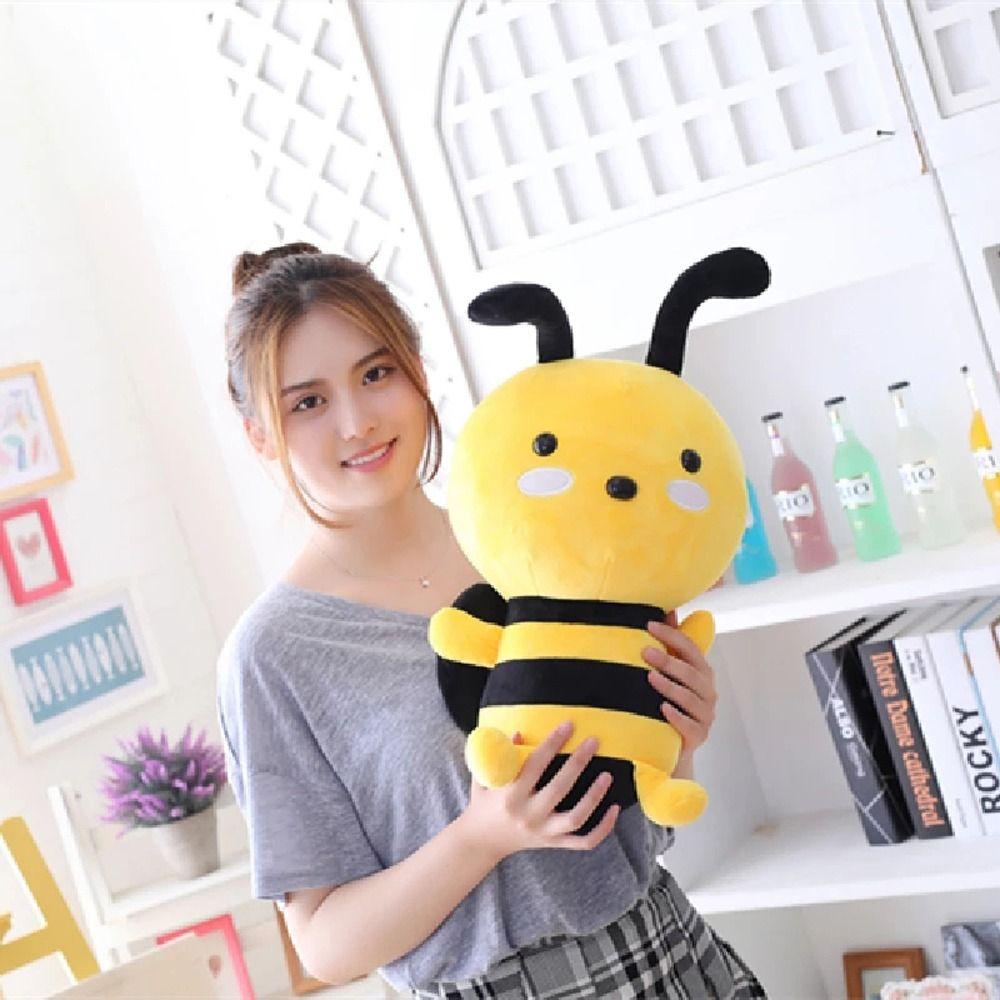 Home Decor Soft Pillow Little Bee Plush Doll Insect  Plush Toy Little Bee Plush Toys Insect Doll