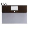 Matte PP File Folder Document Folders with Snap Button & Label Pocket, A4 Size Plastic Student Exam Organizer Envelopes, Waterproof Organizers